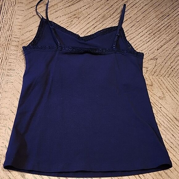 Red and navy v neck tank top size S Esprit - Picture 7 of 9